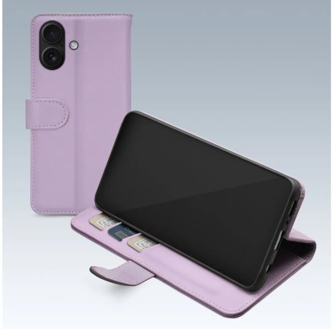 Mobilize Premium Gelly Bookcase iPhone 17 Hoesje - Paars - MOB-EGWBCPU-IPH17