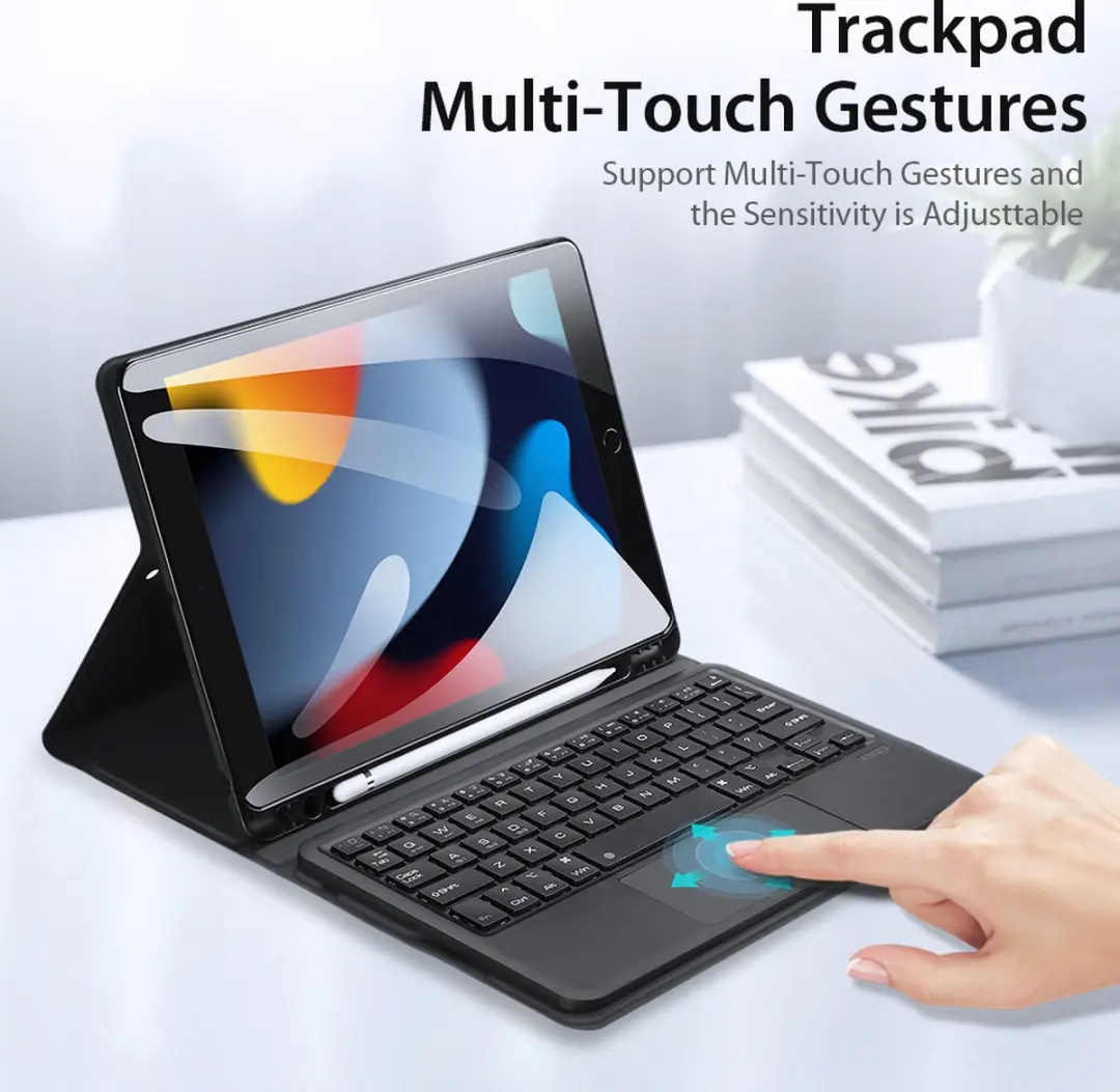 Dux Ducis Toetsenbordhoes iPad 10.2" - Keyboard Cover Zwart
