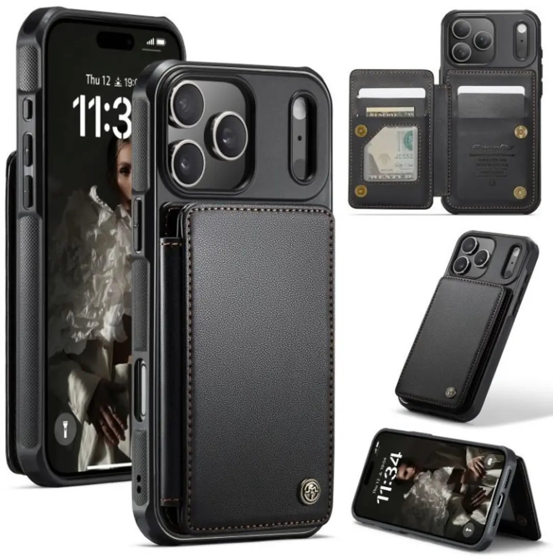 Caseme Luxe Portemonnee Backcover iPhone 17 Pro Max