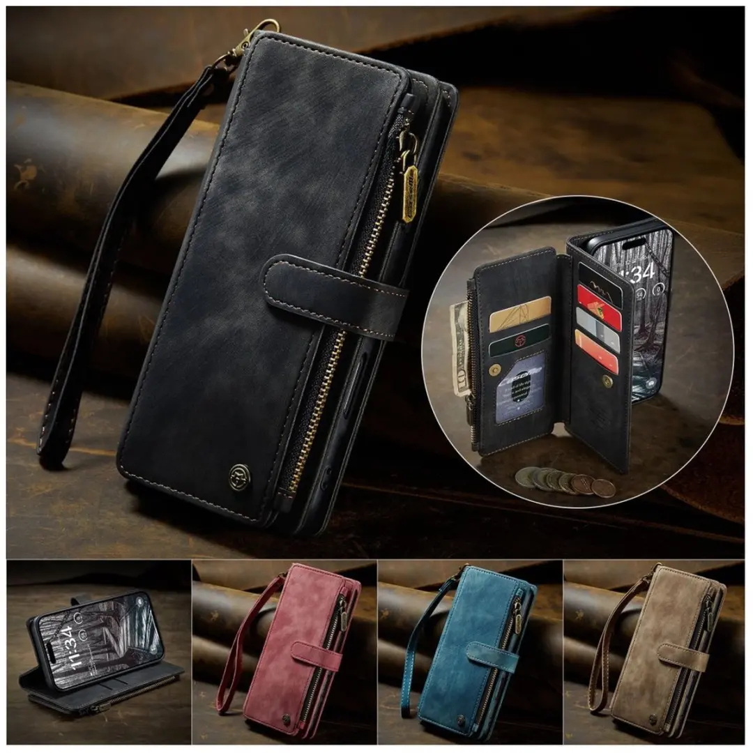 Caseme C30 Hoesje iPhone 17 Pro - 9 Pasjes - Zwart - afbeelding 6 van 6