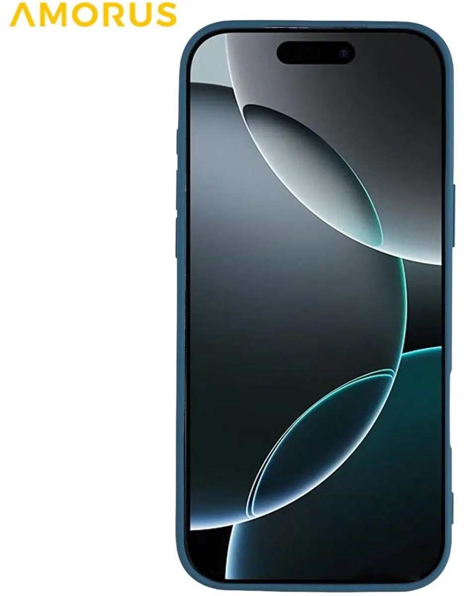 Amorus iPhone 17 Pro Hoesje Metallic Blue