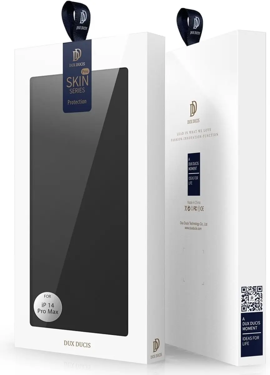 Dux Ducis Slim Bookcase Hoes iPhone 14 Pro Max - Goud