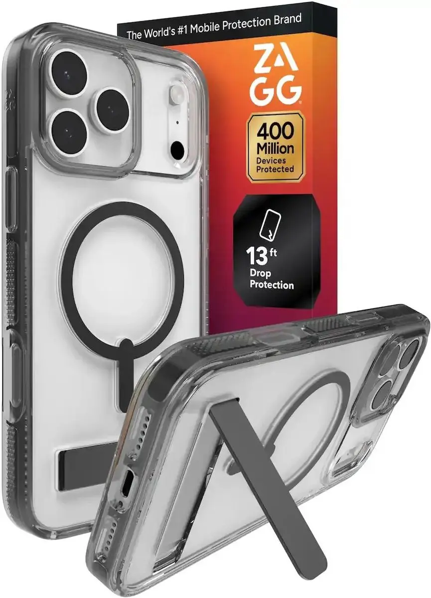ZAGG Santa Cruz Snap Kickstand Hoesje 702320862 - iPhone 17 Pro Max - Zwart