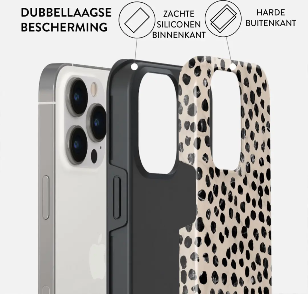 Burga Telefoonhoesje iPhone 14 Pro MagSafe Almond Latte