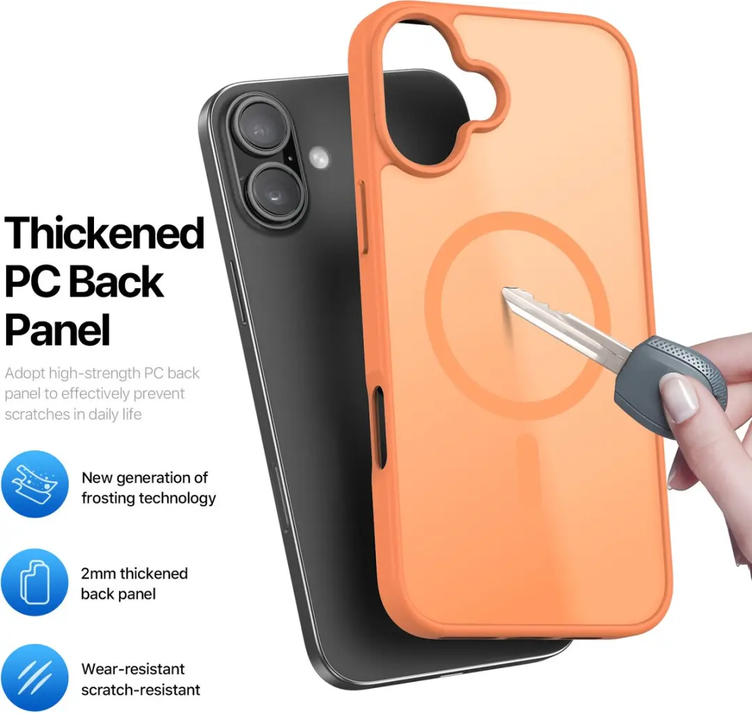 Dux Ducis Yind iPhone 17 Hoesje - Oranje - MagSafe - MPN 8721389801096