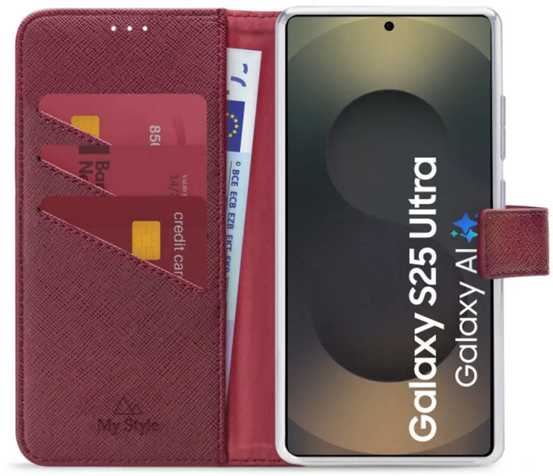 My Style MSFWLTSS26UBRD Telefoonhoesje Samsung Galaxy S26 Ultra - Rood