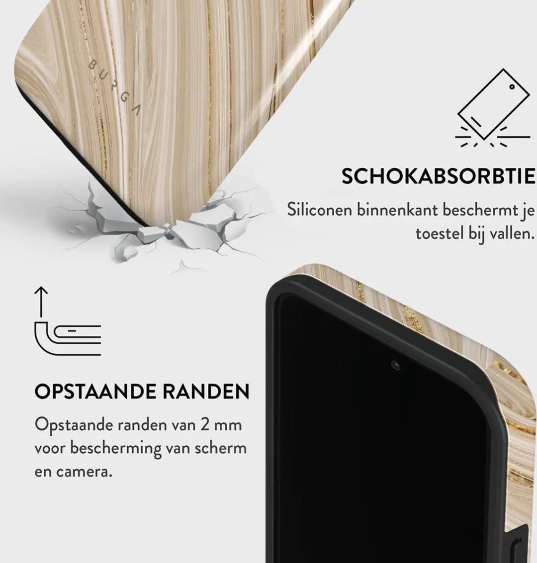 Burga Tough Backcover iPhone 14 Pro Full Glam - SH00064661
