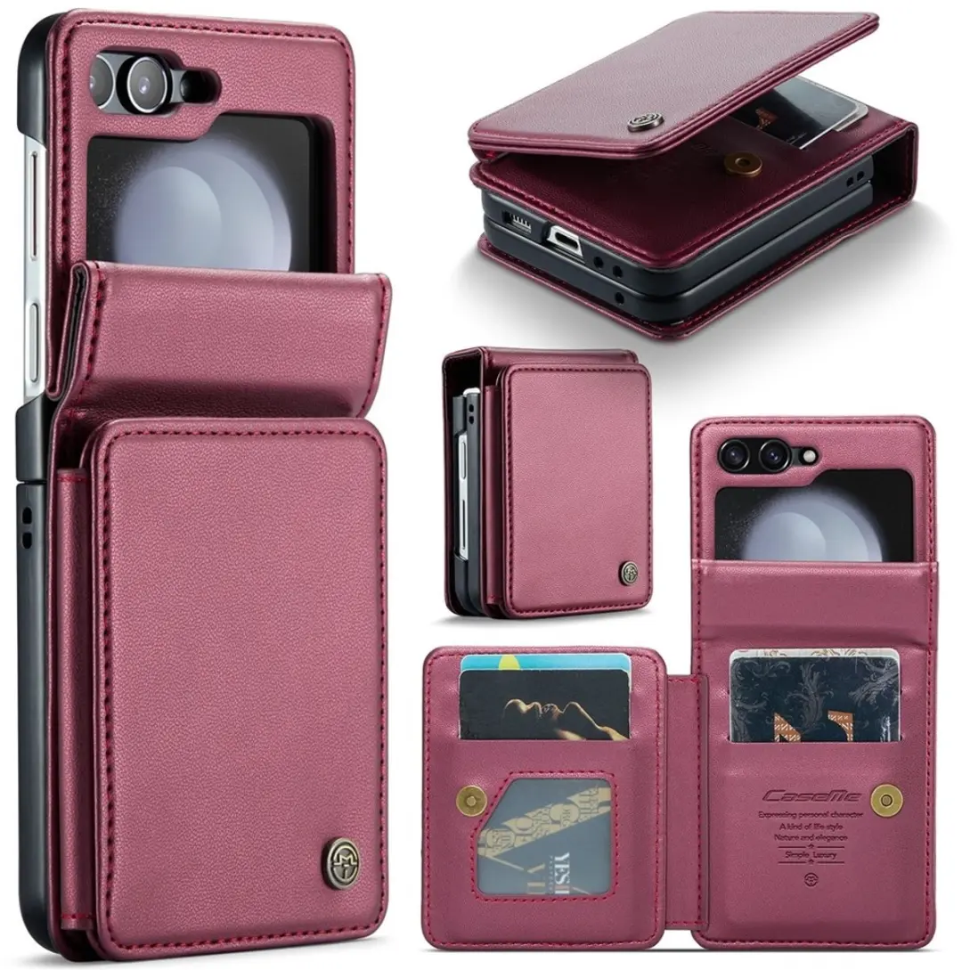 Caseme Leren Backcover Samsung Galaxy Z Flip 7 FE