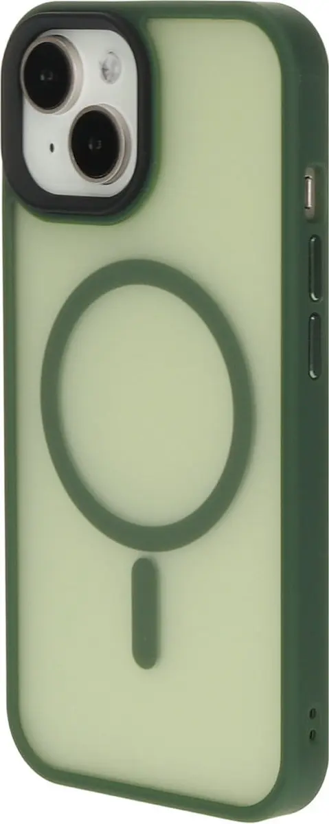 Mobiparts Hoesje iPhone 15 MagSafe - Groen - MP-124412