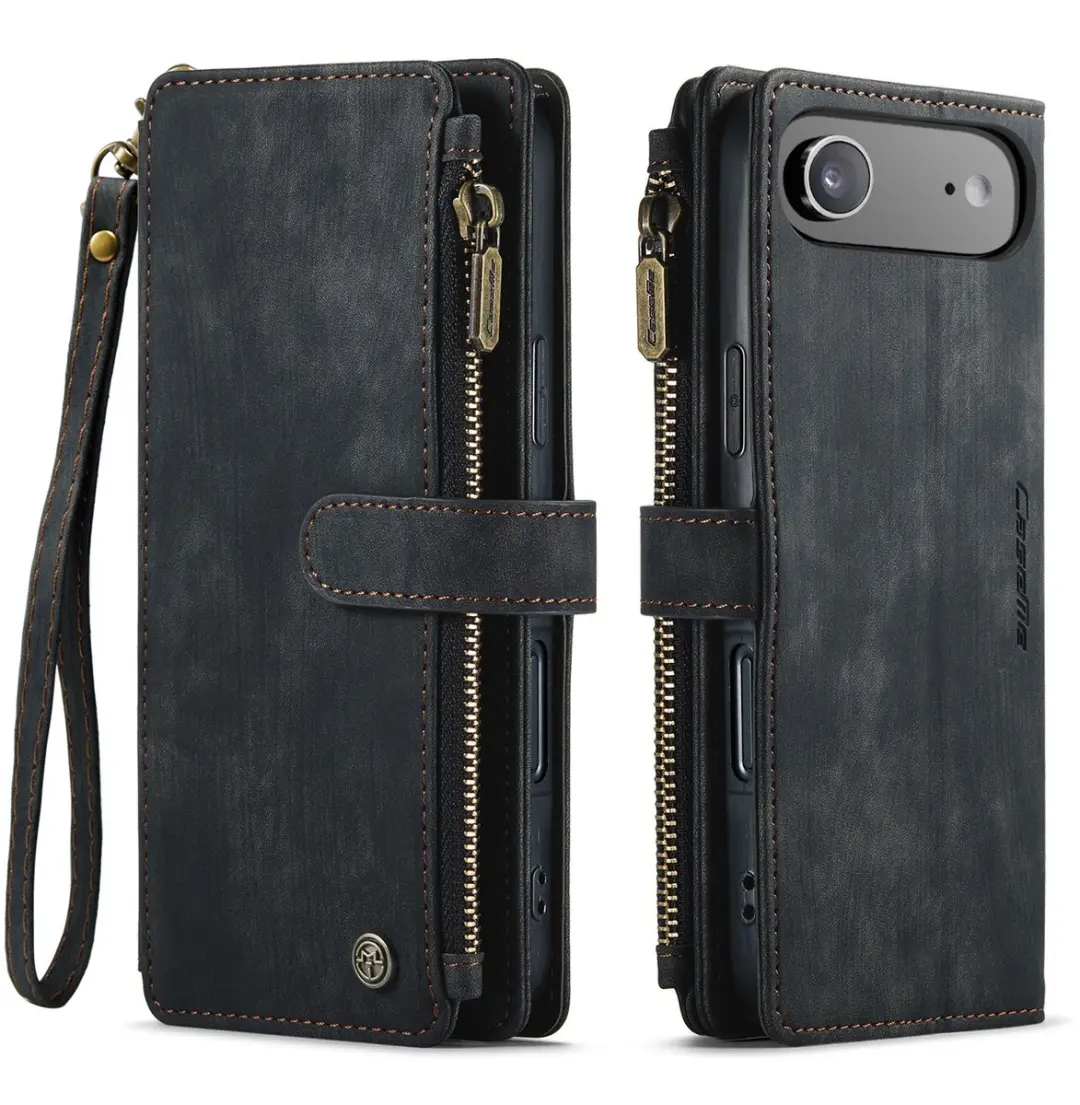 Caseme C30 Book Case Hoesje iPhone Air - 10 Pasjes - Zwart
