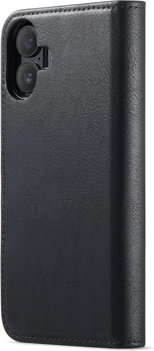 DG.MING iPhone 16 Hoesje 2-in-1 Book Case - Zwart