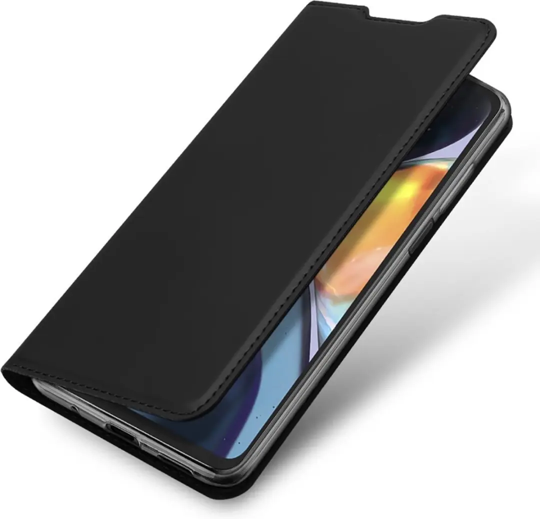 Dux Ducis Slim Bookcase Hoes Motorola Moto G22 - Zwart