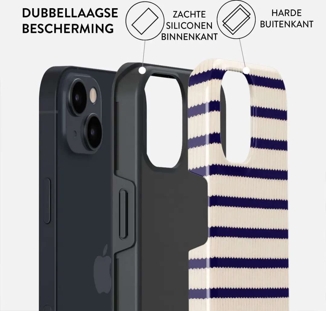 Burga Telefoonhoesje iPhone 13 Old Money - Schokbestendig