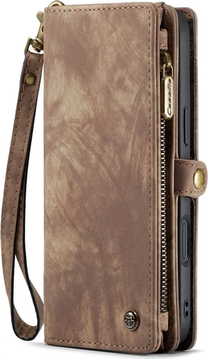 Caseme 008 iPhone 16 Plus Hoesje - Book Case & Portemonnee 8 Pasjes - Bruin