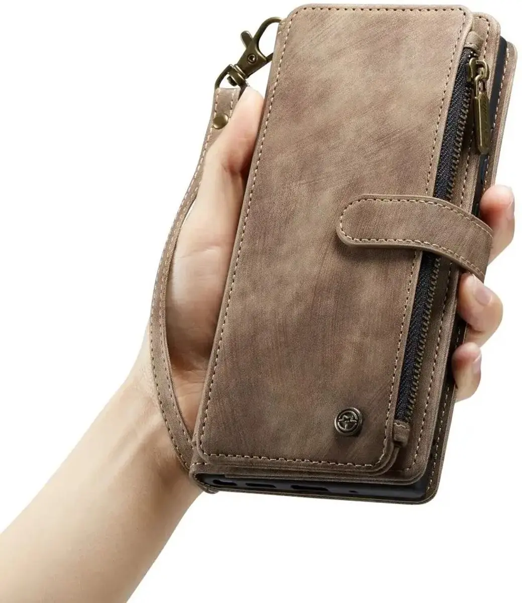 Caseme C30 Hoesje Samsung Galaxy S23 - Bruin