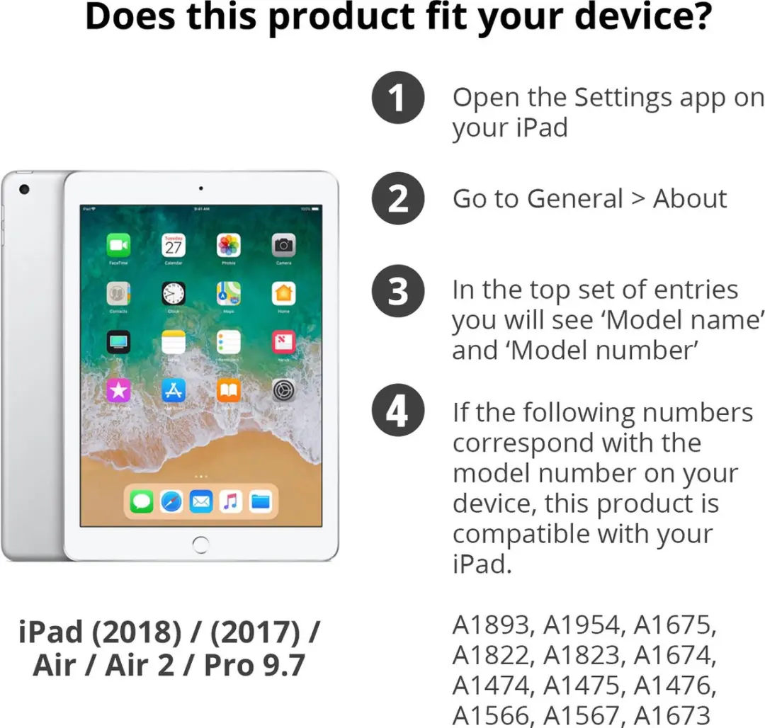 ZAGG Slim Book Go Toetsenbord - iPad 9.7" - Zwart