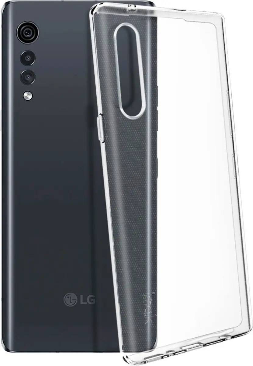 Imak Hoesje LG Velvet Siliconen Transparant