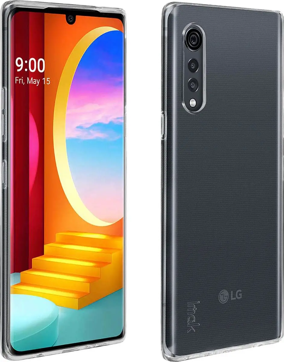 Imak Hoesje LG Velvet Siliconen Transparant