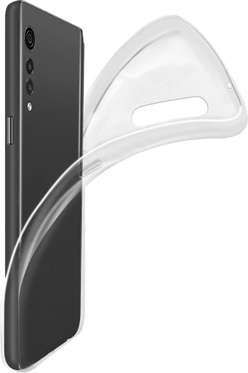 Imak Hoesje LG Velvet Siliconen Transparant