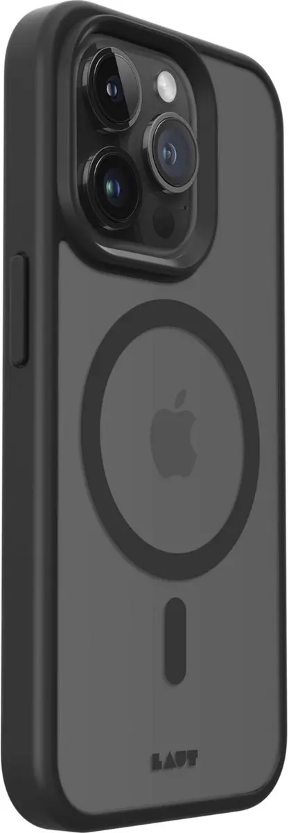 Laut HUEX PROTECT Hoesje iPhone 15 Pro Max - Zwart