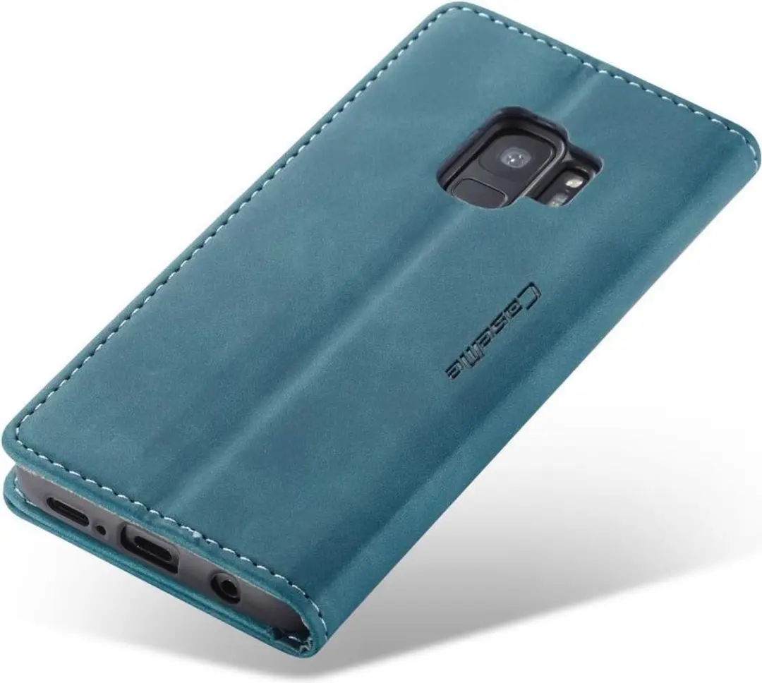 Caseme Book Case Samsung Galaxy S9 - Blauw - afbeelding 6 van 6