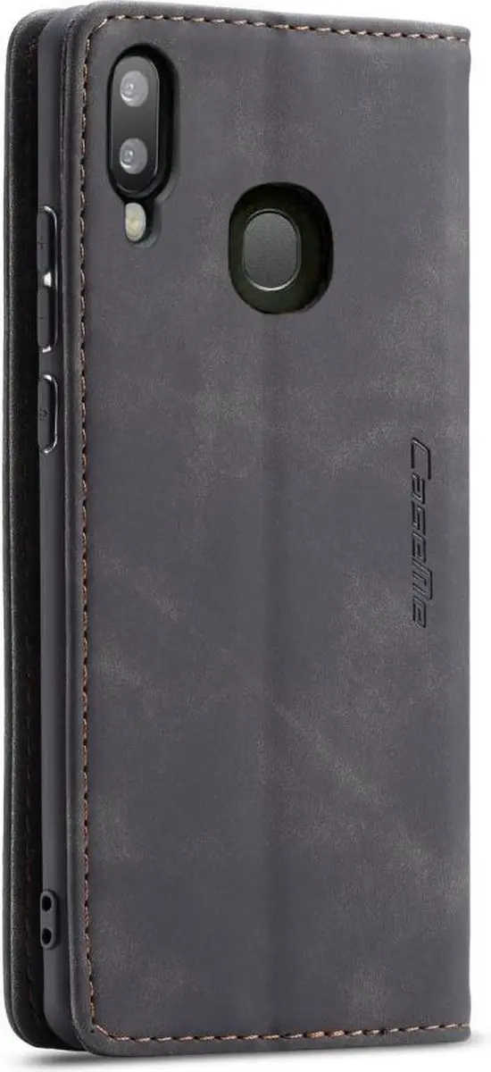 Caseme Book Case Samsung Galaxy A40 - 2 Pasjes - Zwart