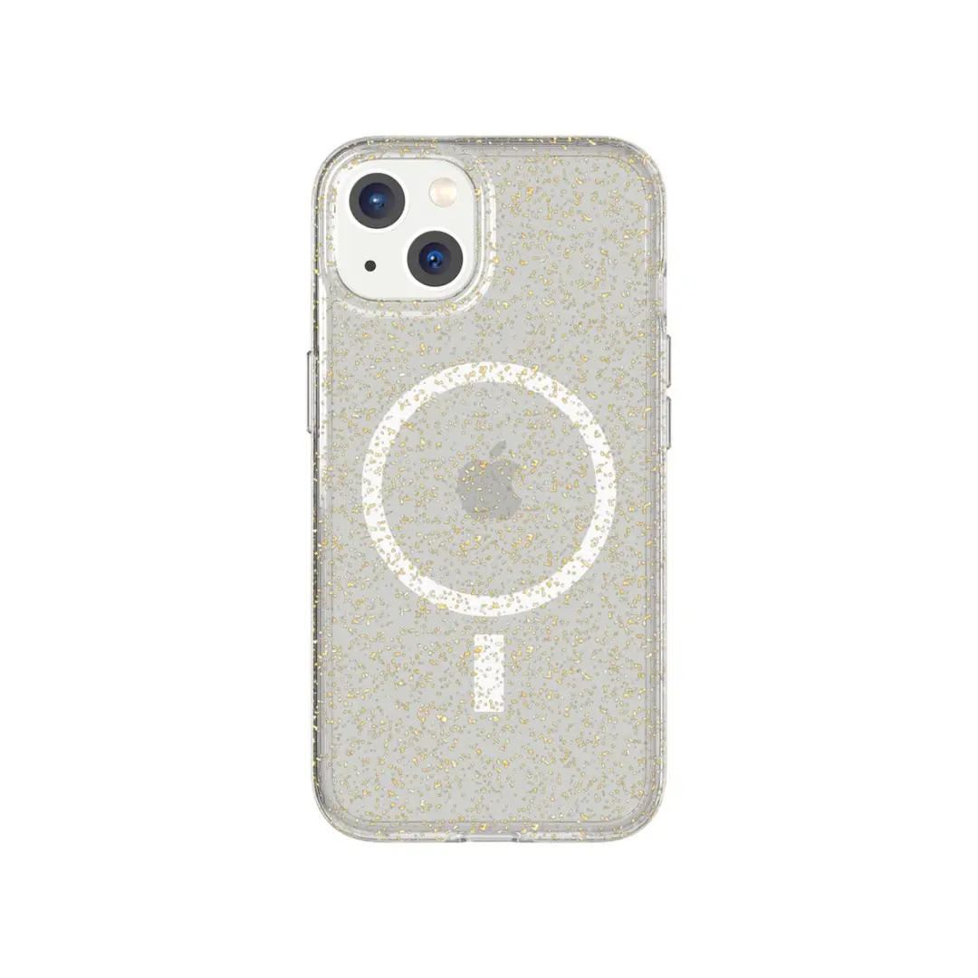 Tech21 Evo Sparkle iPhone 13 Hoesje - Glitter Goud - T21-9282 - afbeelding 6 van 6