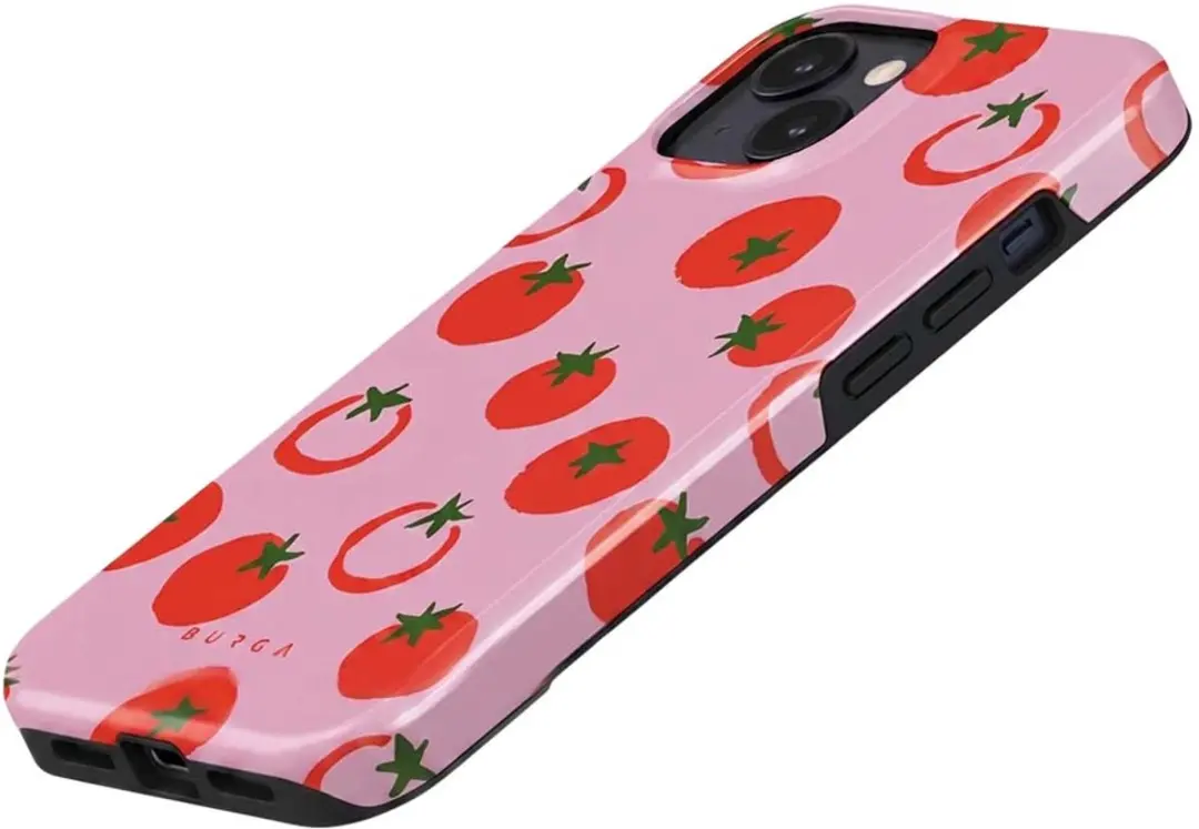Burga MagSafe Hoesje iPhone 15 Tough Motieven - Roze BRGTOUGHCASEMIP15SA