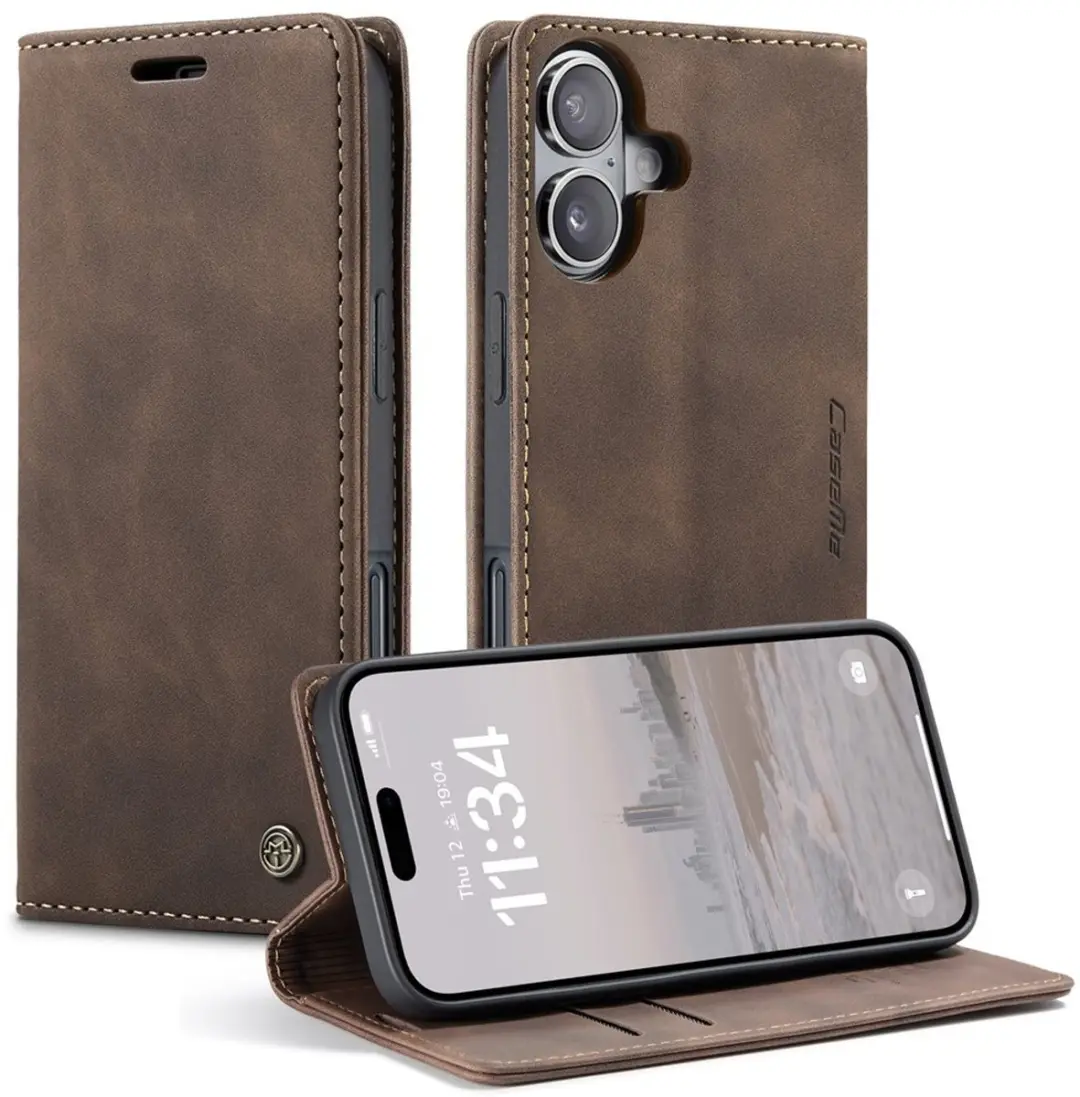 Caseme 013 Book Case iPhone 16 Hoesje