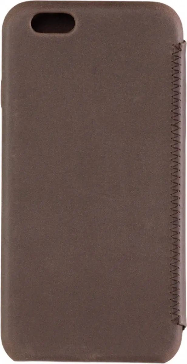 Senza Raw Skinny Bookcase iPhone 6/6s Hoesje - Chestnut Brown - 3 Pasjes