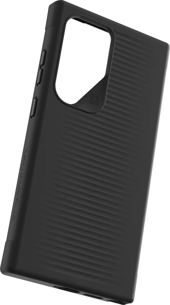 ZAGG Luxe Samsung Galaxy S24 Ultra Hoesje 3M Valbescherming - Zwart