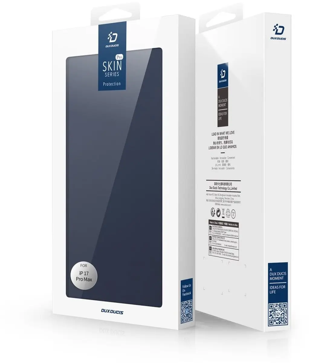 Dux Ducis Skin Pro Hoesje iPhone 17 Pro Max - Blauw