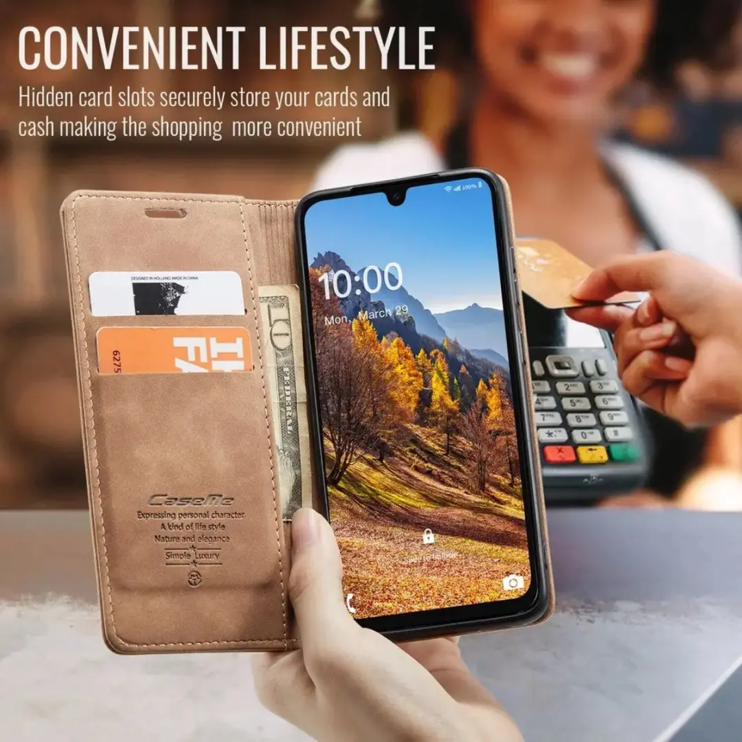 CaseMe 013 Hoesje Samsung Galaxy A26 - Book Case Bruin