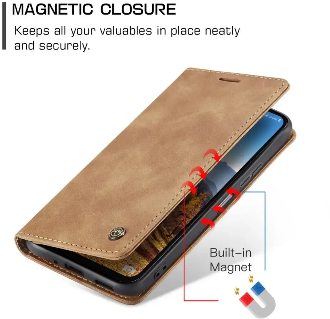 CaseMe 013 Hoesje Samsung Galaxy A26 - Book Case Bruin