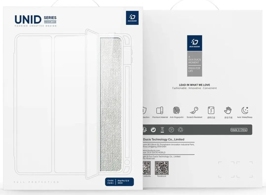 Dux Ducis Unid Tri-Fold Hoes Apple iPad Pro 13 - Groen