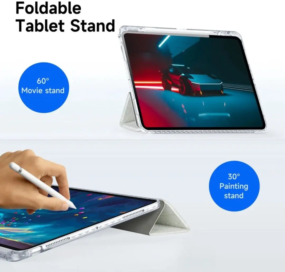 Dux Ducis Unid Tri-Fold Hoes Apple iPad Pro 13 - Groen