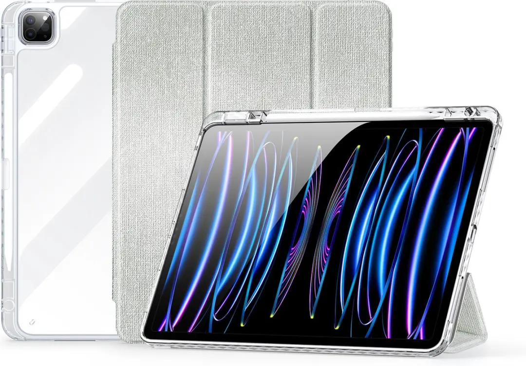 Dux Ducis Unid Tri-Fold Hoes Apple iPad Pro 13 - Groen