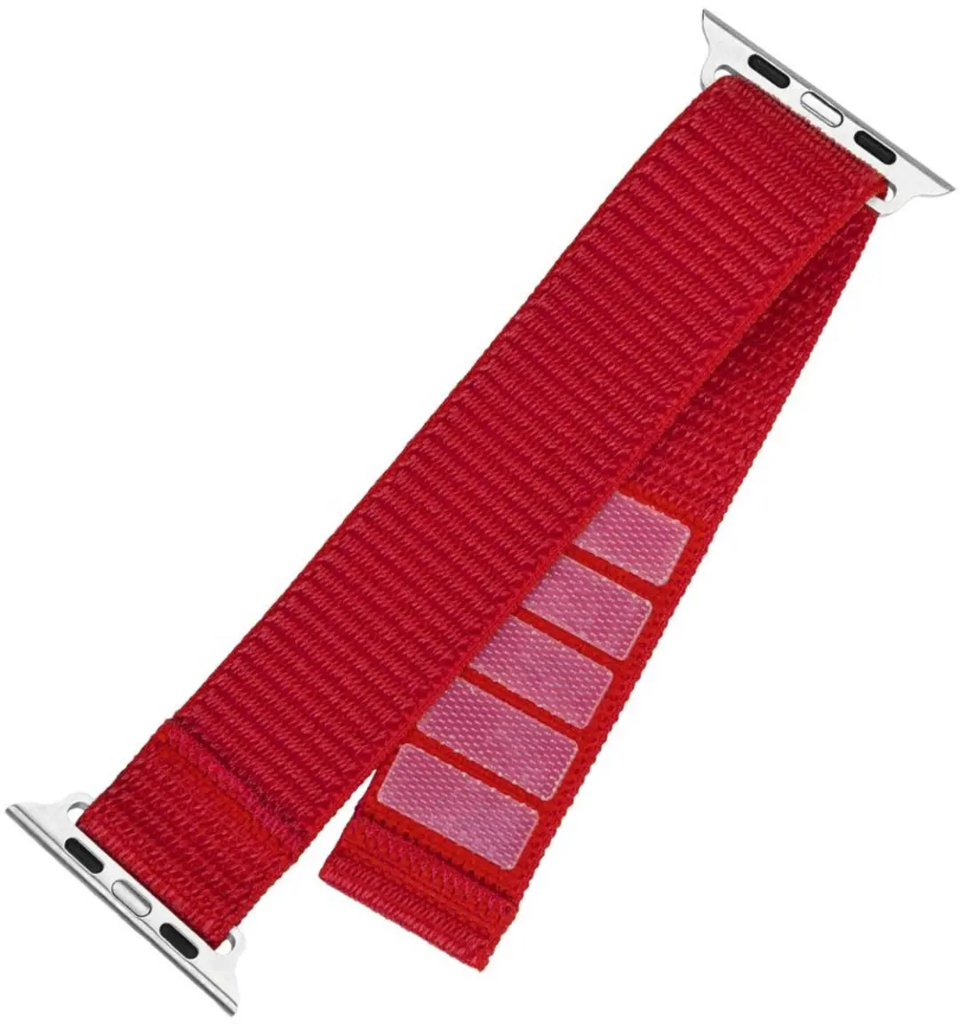 Fixed Nylon Sport Band Apple Watch - Rood