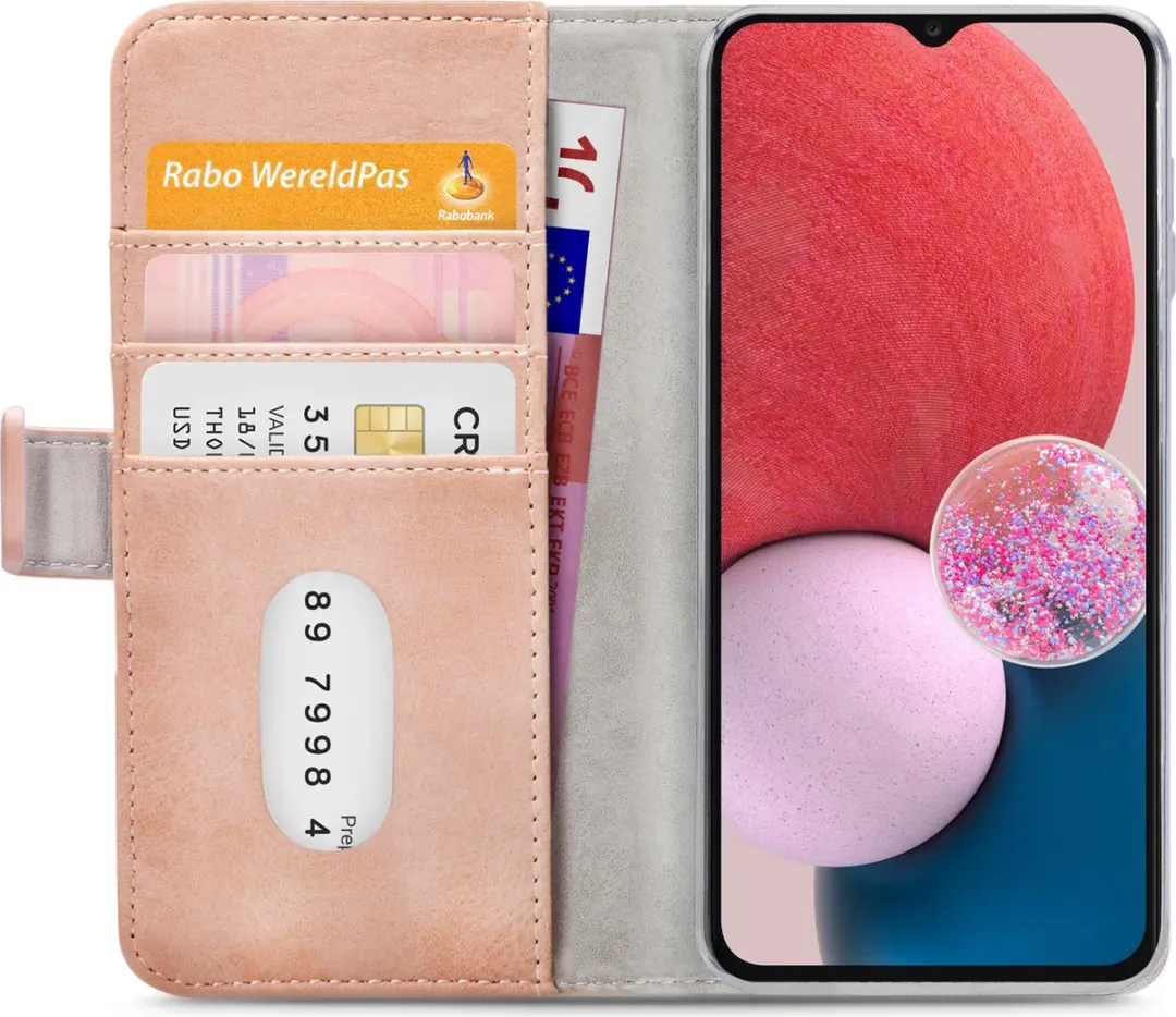 Mobilize Elite Gelly Bookcase Portemonnee Samsung Galaxy A13 4G - Roze