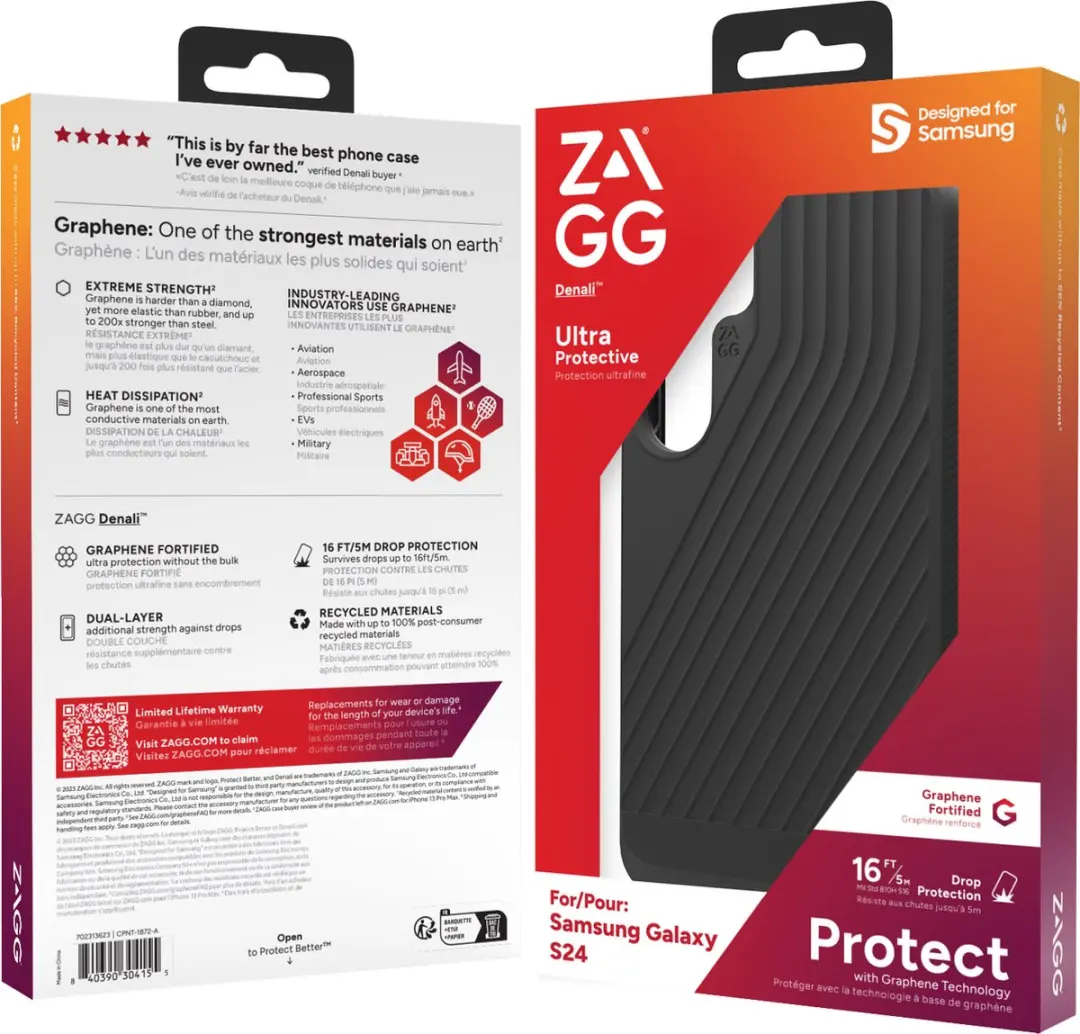 ZAGG Denali Samsung Galaxy S24 Hoesje 5M - Zwart
