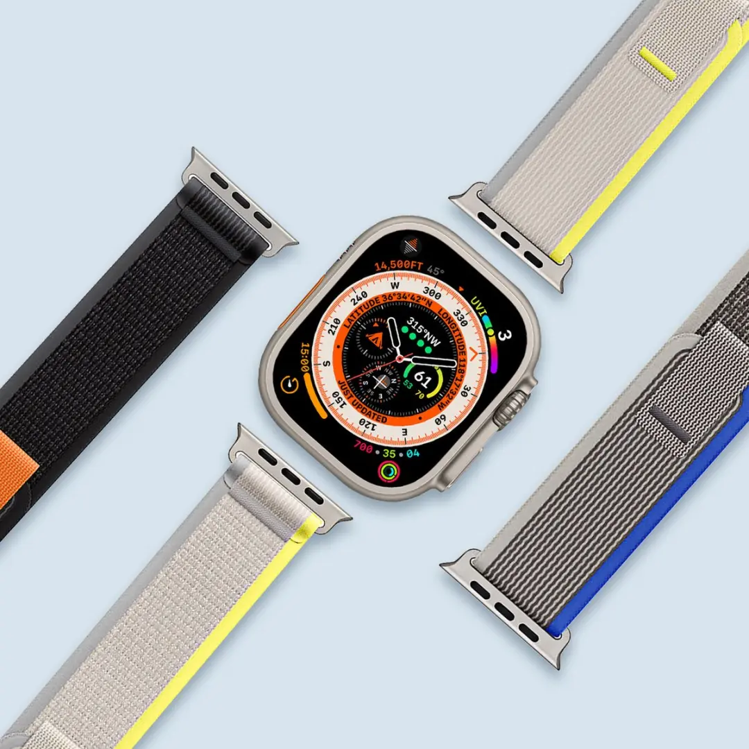 Dux Ducis Sport-klittenband Apple Watch - Geel - YJ-versie