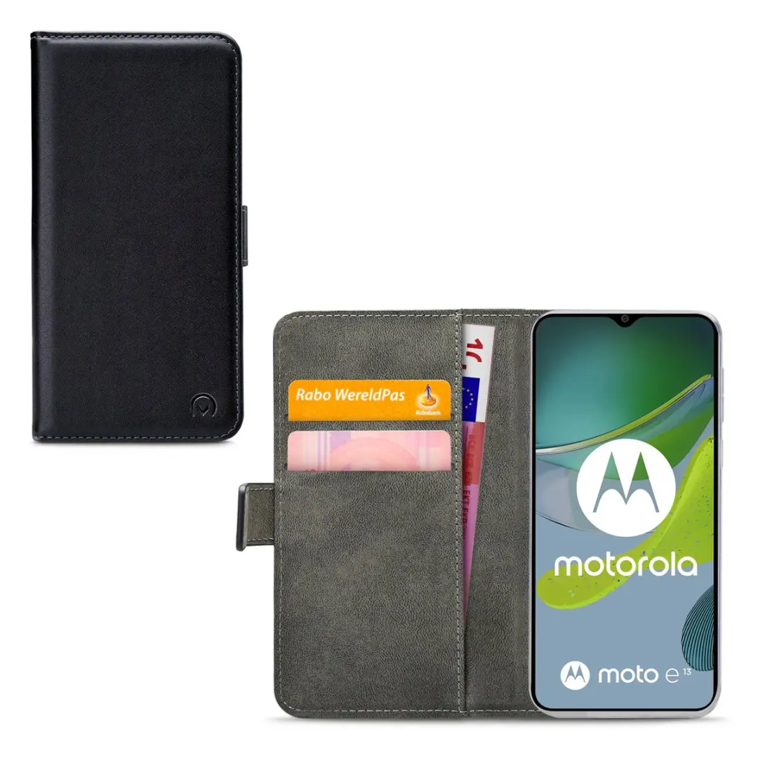 Mobilize Classic Gelly Wallet Bookcase Motorola Moto E13 - Zwart