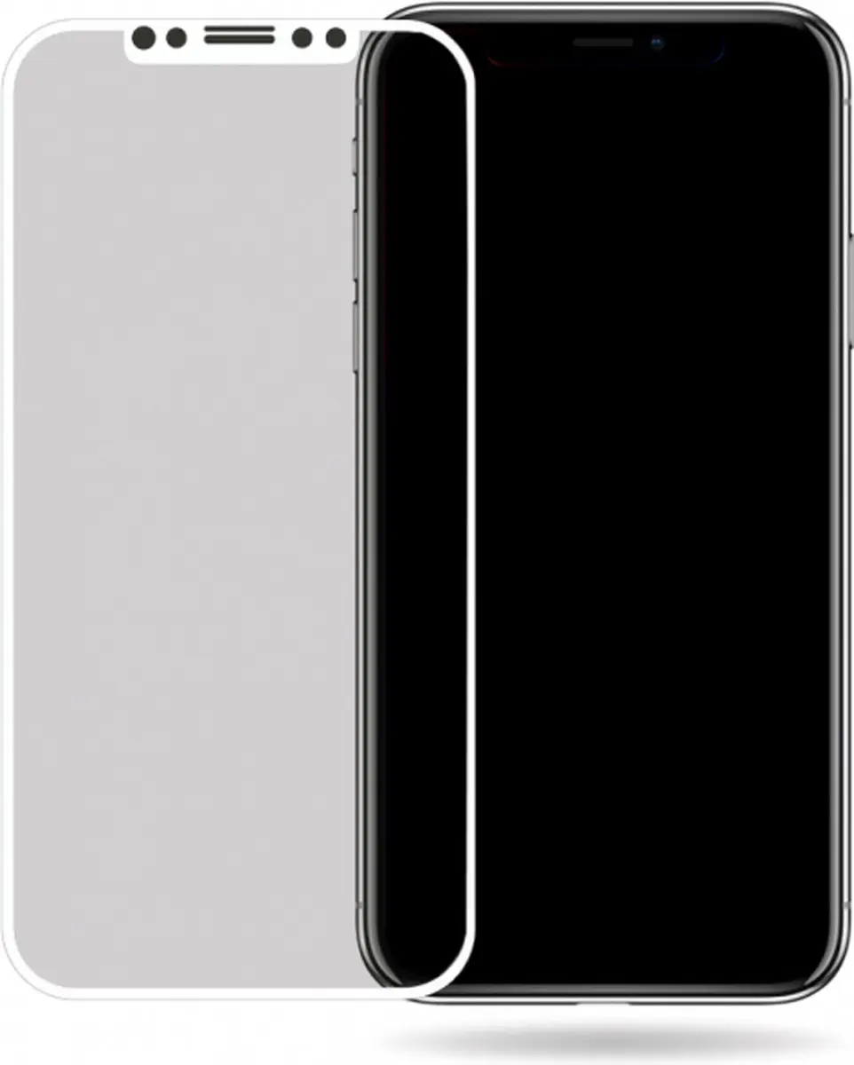 Mobilize iPhone X Screenprotector - Case Friendly - Wit