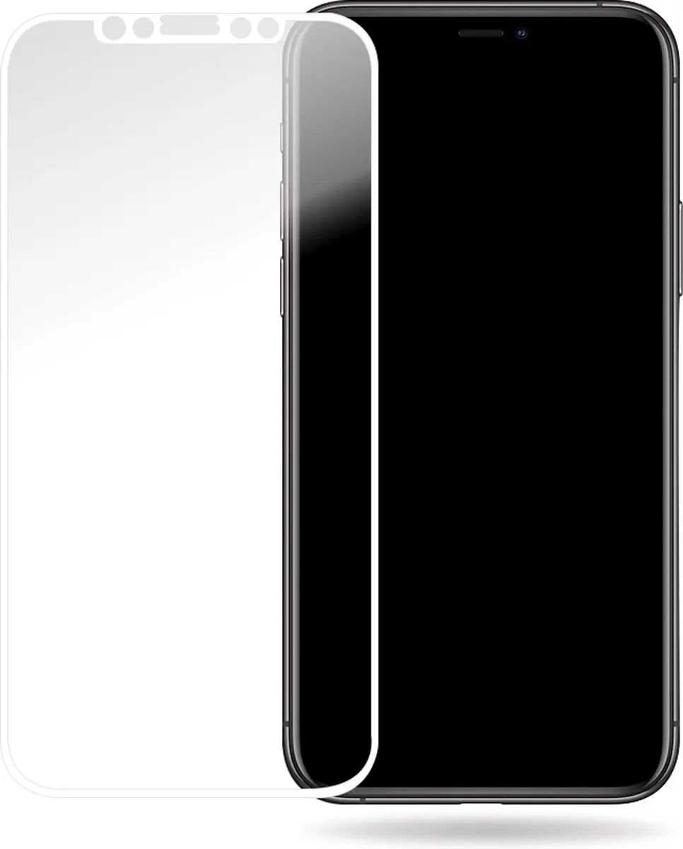 Mobilize iPhone X Screenprotector - Case Friendly - Wit