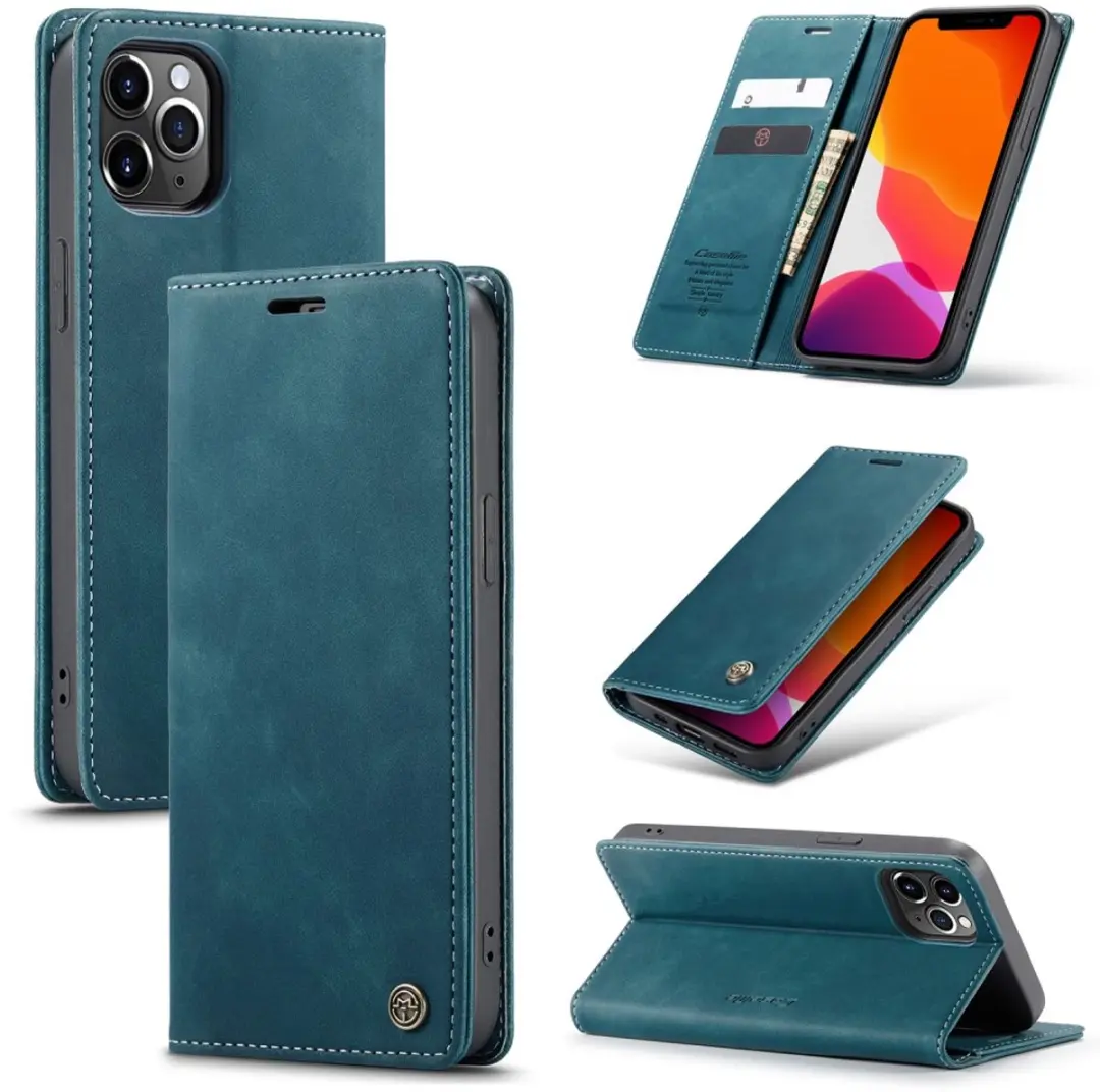 Caseme Book Case iPhone 12 Pro Max - Groen - afbeelding 6 van 6