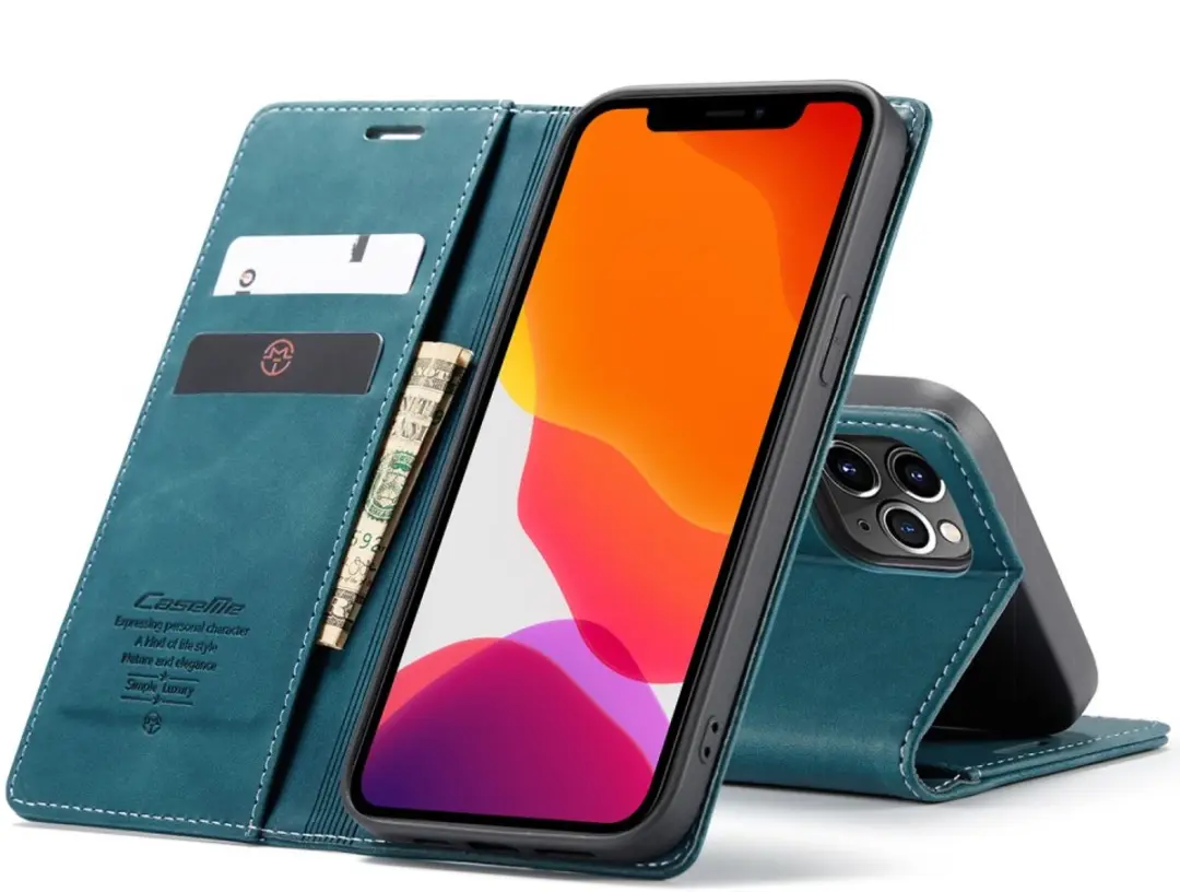 Caseme Book Case iPhone 12 Pro Max - Groen