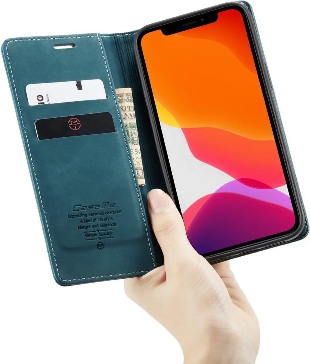 Caseme Book Case iPhone 12 Pro Max - Groen