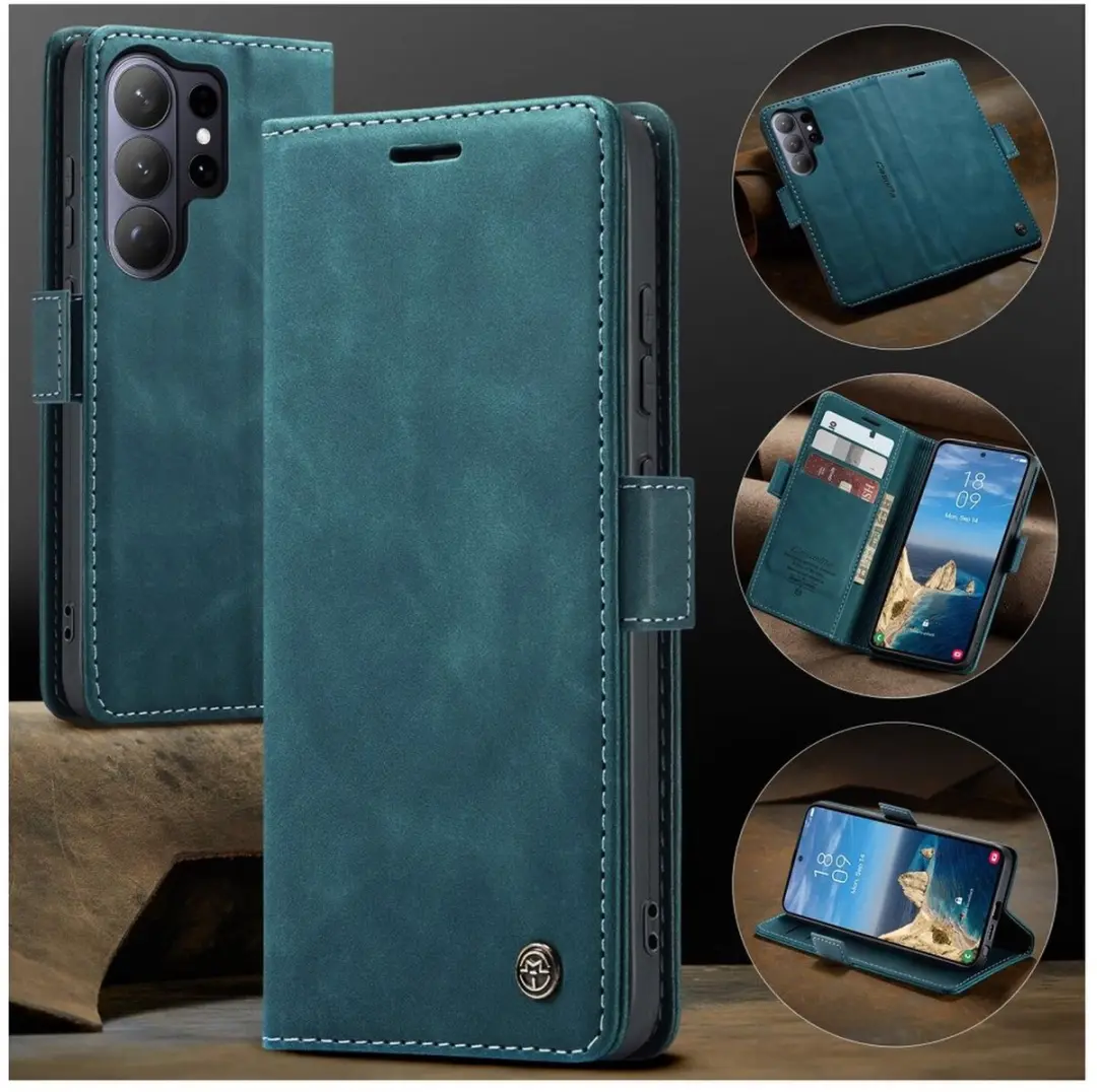 Caseme 013 Hoesje Samsung Galaxy S26 Ultra - Book Case Blauw