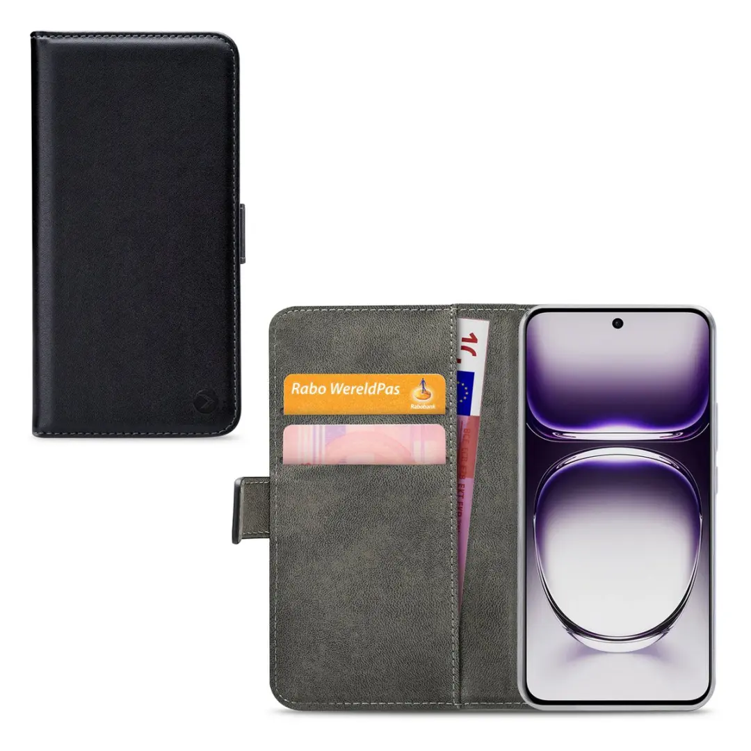 Mobilize Classic Gelly Wallet Bookcase OPPO Reno 12 - Pasjeshouder Zwart