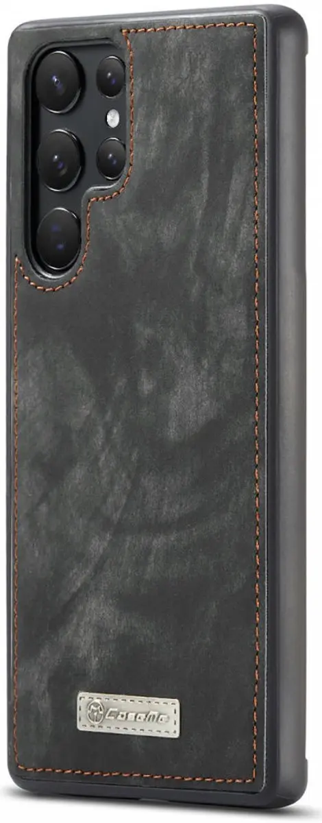 Caseme 008 Book Case Samsung Galaxy S22 Ultra - 10 Pasjes - Zwart